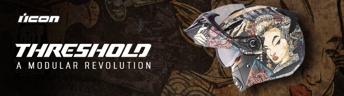 ICON - Tröskel - Världens första prestanda sport modulär hjälm