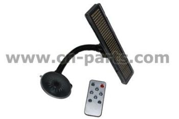Programeeritav LED display - 12V - klaasi külge kinnituva jalaga - puldiga
