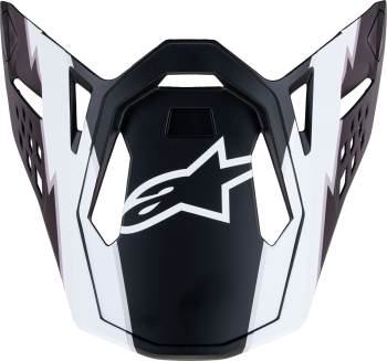 VISOR SM10 AMPR BLACK/WHT