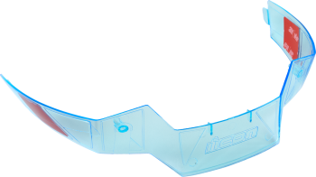 REAR SPOILER AFLT DAYGLO BL