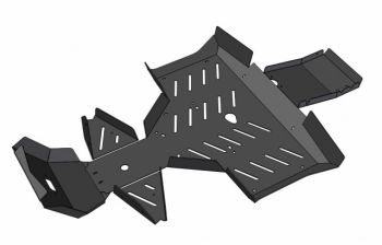 Põhjakaitse täis komplekt (plastik): Kymco MXU 500