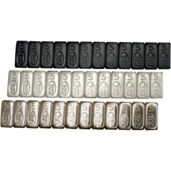 STEEL STICK-ON SILVER 36