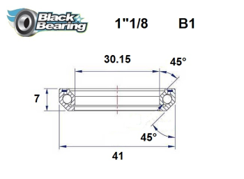 HB 30.15X41X7MM 45°/45°
