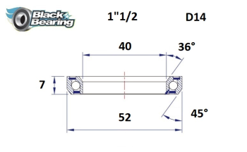 HB 40X52X7MM 36 /45