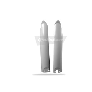 FORK COVERS KX125/250 WHITE