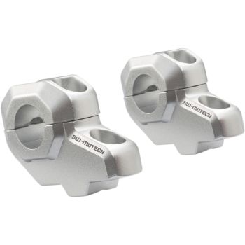 BAR RISER 28MM SILVER