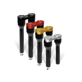 RISER STRAIGHT 10 BLACK/SILVER