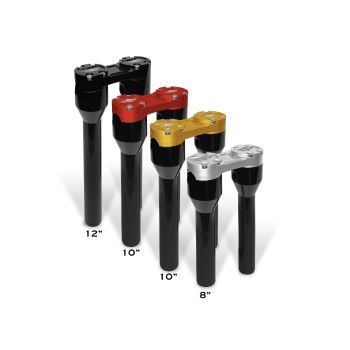 RISER STRAIGHT 8 BLACK/SILVER