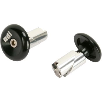 BAR END ALUMINUM WC BK