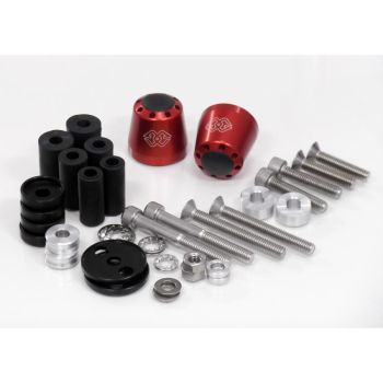 HANDLEBAR WEIGHTS CONE RED
