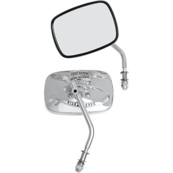MIRROR LTR CHR PAIR