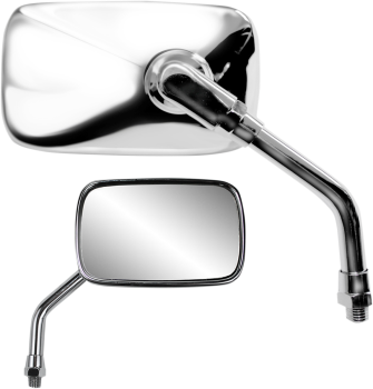 MIRROR PU MINI RECT. CHR