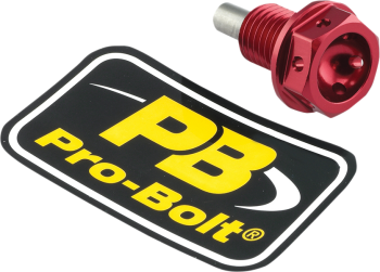 BOLT DRAIN 12X1.5X15 RED