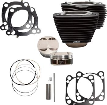 Cylinder Kit 4.25"" Bore 4.5"" Stroke WBlack no Highlight M8