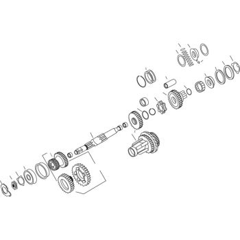 GEAR SET TRAN 4SPD59-84BT