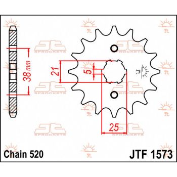 SPROCKET FRONT 13T 520