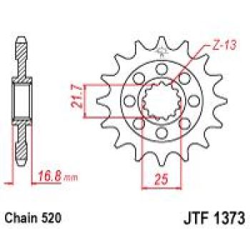 SPROCKET FRONT 16T 520