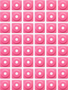 BACKER SQ ALM PINK 48PK