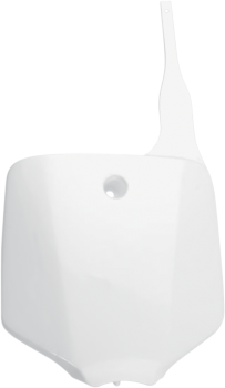 FRONT #PLATE KX65 01-18 WHT