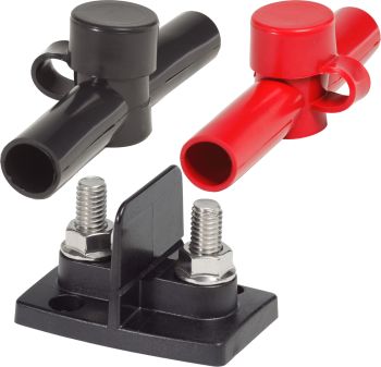 Blue Sea PowerPost Dual 2x3/8in Studs with insulators