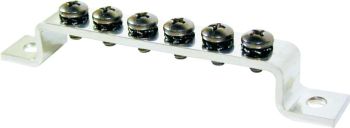 Common 100A Mini Grounding BusBar - 6 Gang