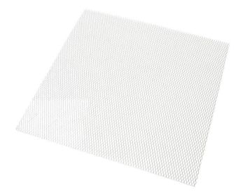 racing grill mesh 30cm x 30cm fine silver