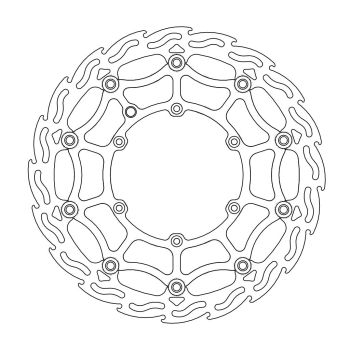 BRAKE DISC FLAME STREET SM FR