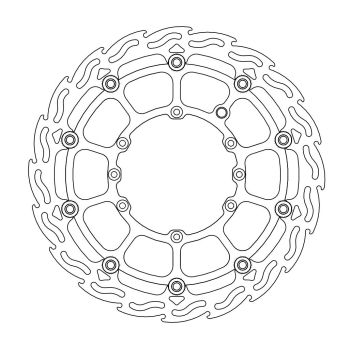 BRAKE DISC FLAME STREET SM FR