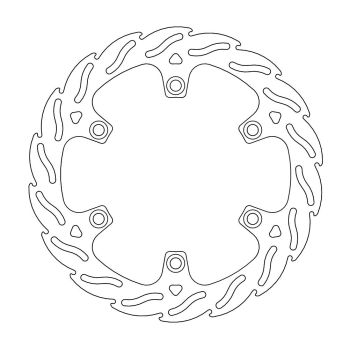 BRAKE DISC FLAME FRONT LEFT