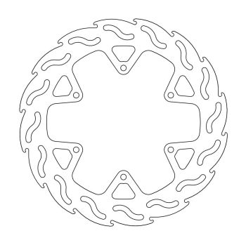 BRAKE DISC FLAME REAR