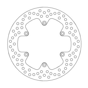BRAKE DISC HALO REAR