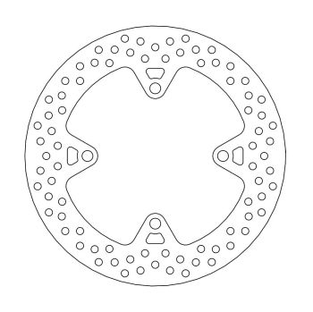 BRAKE DISC HALO REAR