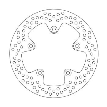 BRAKE DISC HALO REAR