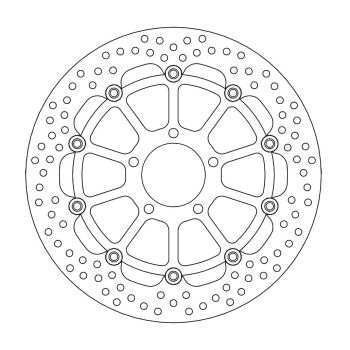 BRAKE DISC HALO FLOAT FT