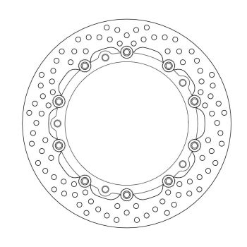 BRAKE DISC HALO FLOAT FT