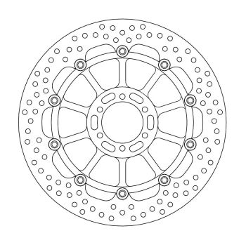BRAKE DISC HALO FLOAT FT