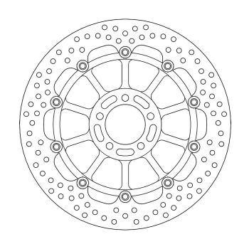 BRAKE DISC HALO FLOAT FT