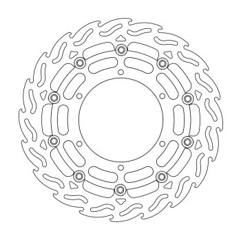 BRAKE DISC FLAME FLOAT FT L