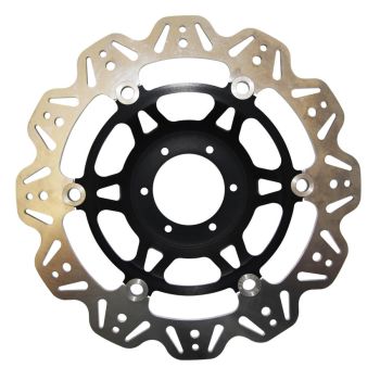 BRAKE RTR FLT VEE WAVE BLK FR