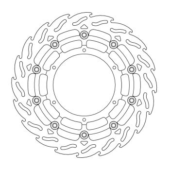 BRAKE DISC FLAME FLOAT FT L