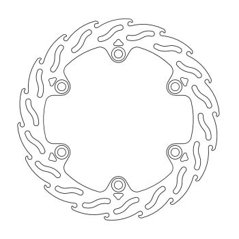 BRAKE ROTOR FIX FLAME LEFT