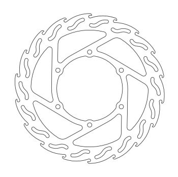 BRAKE ROTOR FIX FLAME LEFT