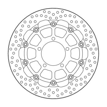 BRAKE DISC HALO RACING FR