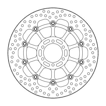 BRAKE DISC HALO FLOAT FT