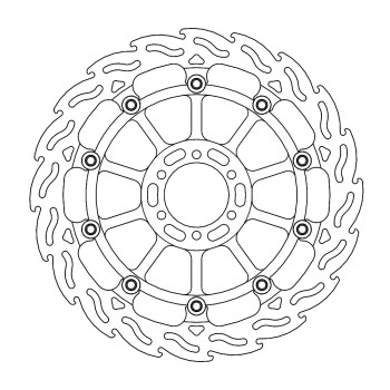 BRAKE DISC FLAME RACING FT R