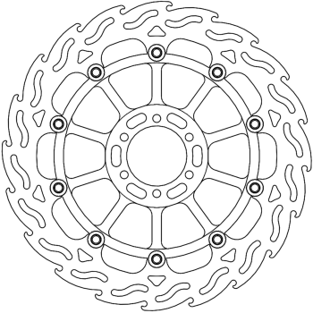 BRAKE DISC FLAME FLOAT FT L