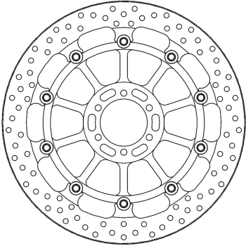 BRAKE DISC HALO RACING FR