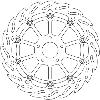 BRAKE DISC FLAME FLOAT FT L
