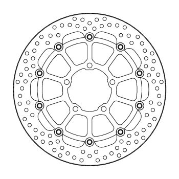 BRAKE DISC HALO FLOAT FT