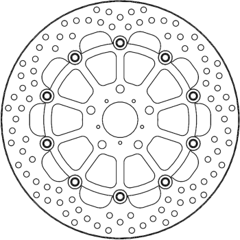 BRAKE DISC HALO FLOAT FT